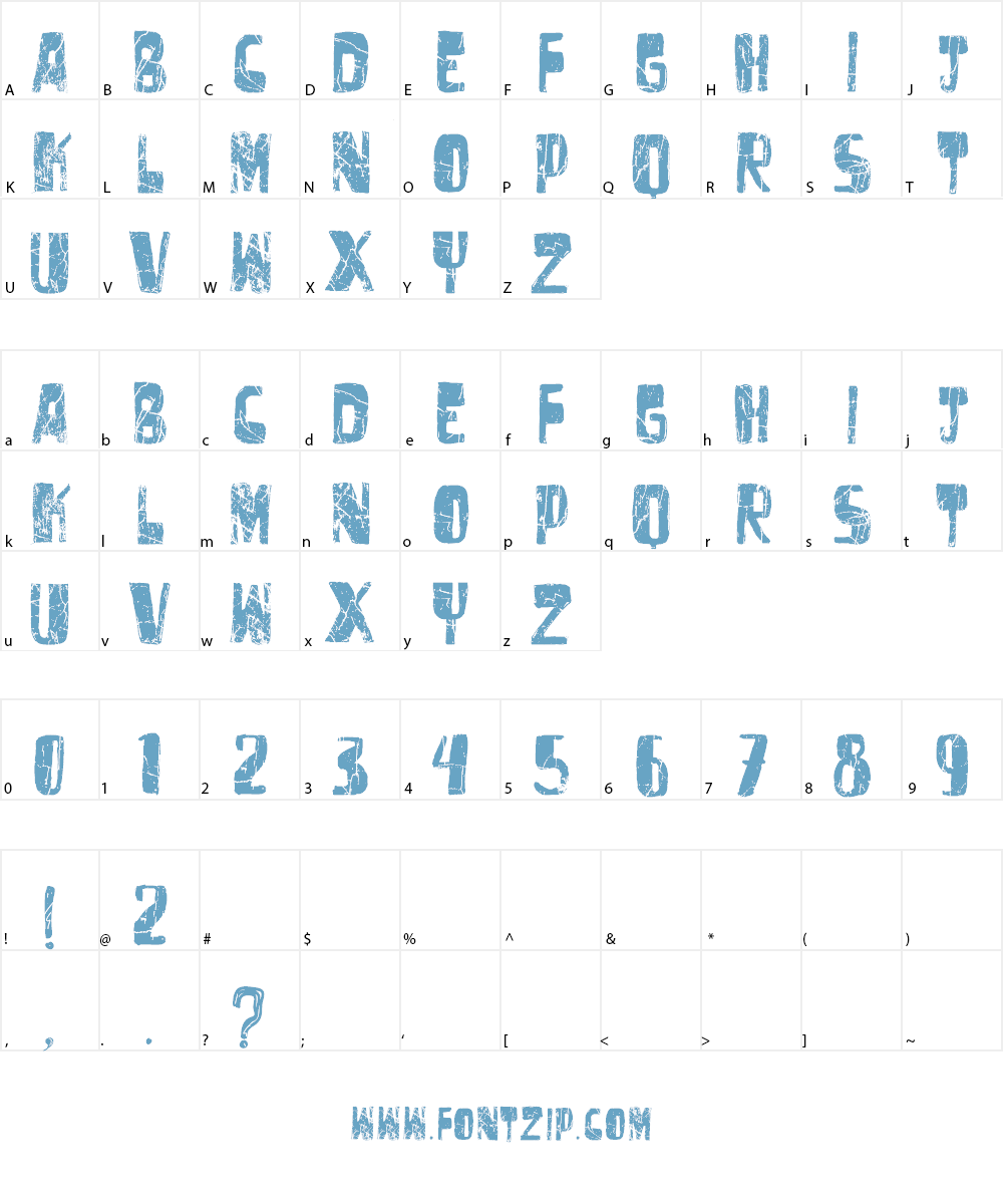 vtks untitled Font Character